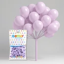 Kép 2/4 - Halványlila / Lilac #079 Gemar latex lufik dekorációhoz