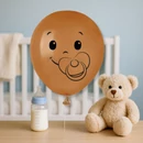 Kép 4/4 - Baby Face / baba arc #990-69 Gemar latex lufik dekorációhoz