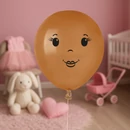 Kép 4/4 - Girl Face / lány arc #994-69 Gemar latex lufik dekorációhoz