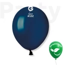 Sötétkék / Navy #102 Gemar latex lufik dekorációhoz,Gemar Go Green – környezetbarát latex lufik,Gemar 13 cm latex lufi méretbemutató ábra