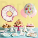 Kép 2/3 - 45 cm-es Happy Birthday konfettik fólia lufi