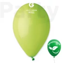 Limezöld / Light Green #011 Gemar latex lufik dekorációhoz,Gemar Go Green – környezetbarát latex lufik,Gemar 30 CM latex lufi méretbemutató ábra
