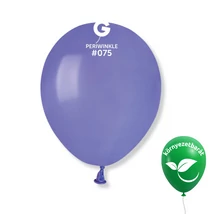 Kékeslila / Periwinkle #075 Gemar latex lufik dekorációhoz,Gemar Go Green – környezetbarát latex lufik,Gemar 13 cm latex lufi méretbemutató ábra