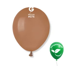 Mokka / Mocha #076 Gemar latex lufik dekorációhoz,Gemar Go Green – környezetbarát latex lufik,Gemar 13 cm latex lufi méretbemutató ábra