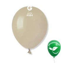 Latte / Latte #084 Gemar latex lufik dekorációhoz,Gemar Go Green – környezetbarát latex lufik,Gemar 13 cm latex lufi méretbemutató ábra