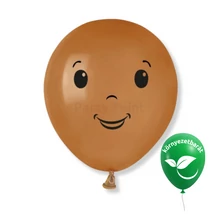 Boy Face / fiú arc #992-69 Gemar latex lufik dekorációhoz,Gemar Go Green – környezetbarát latex lufik,Gemar 13 cm latex lufi méretbemutató ábra