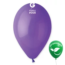 Sötétlila / Purple #008 Gemar latex lufik dekorációhoz,Gemar Go Green – környezetbarát latex lufik,Gemar 30 cm latex lufi méretbemutató ábra
