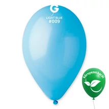 Világoskék / Light Blue #009 Gemar latex lufik dekorációhoz,Gemar Go Green – környezetbarát latex lufik,Gemar 30 cm latex lufi méretbemutató ábra