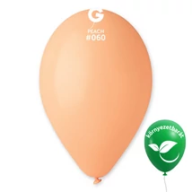 Barack / Peach #060 Gemar latex lufik dekorációhoz,Gemar Go Green – környezetbarát latex lufik,Gemar 30 cm latex lufi méretbemutató ábra