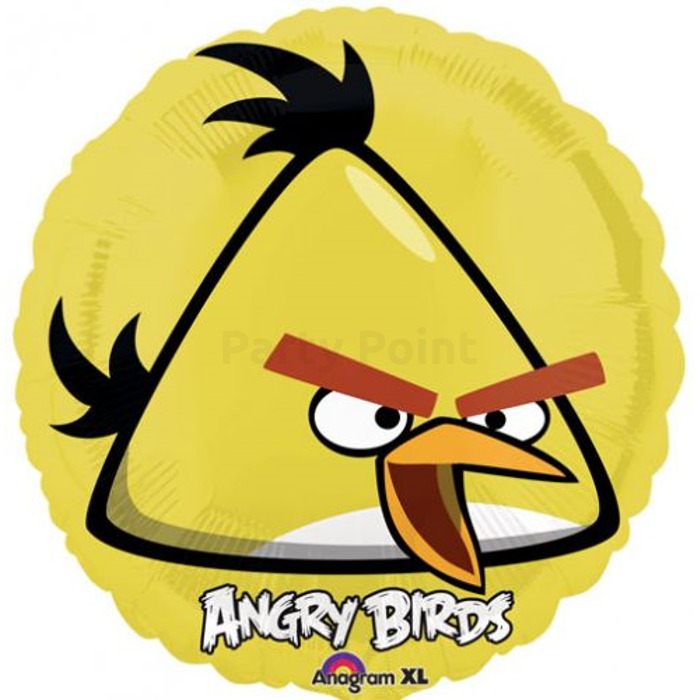 45 cm-es Angry Birds sárga madár fólia lufi