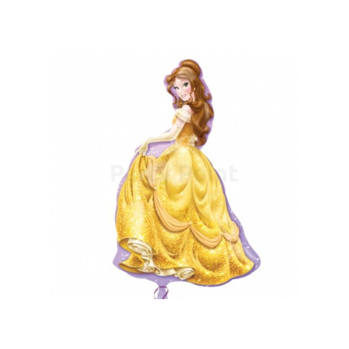 SuperShape - Hercegnő sárga ruhában fólia lufi