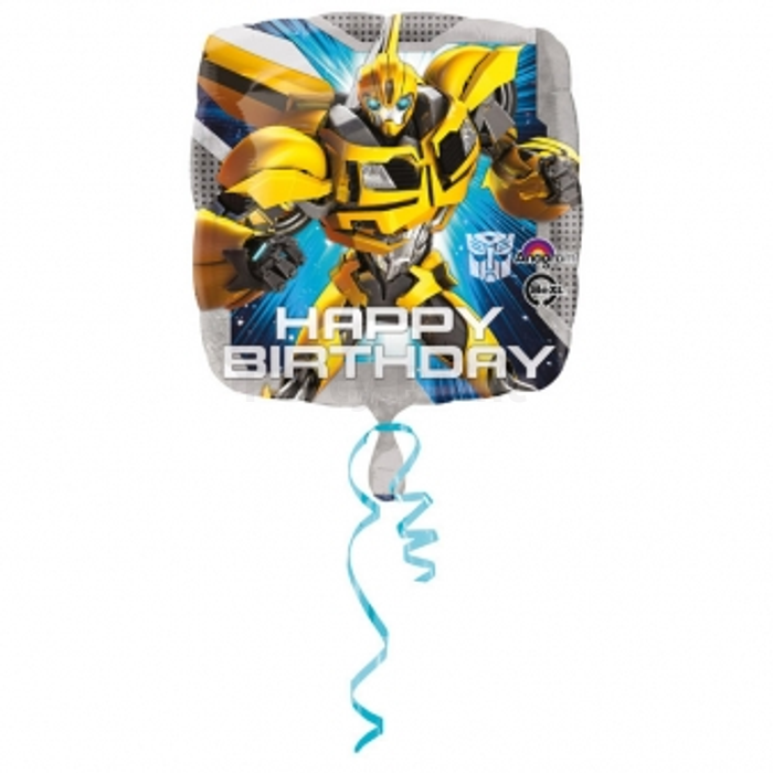 45 cm-es Transformers Happy Birthday fólia lufi