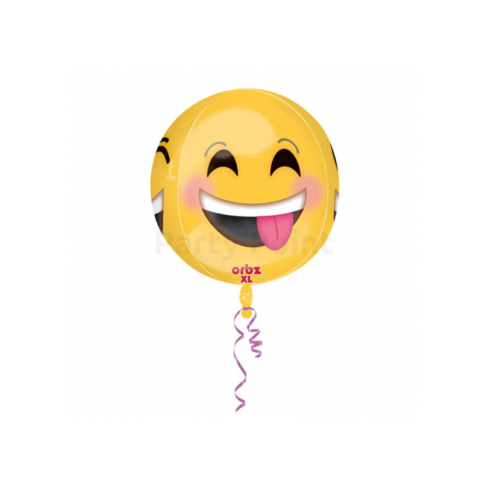 Orbz -Emoji fólia lufi, 40 cm