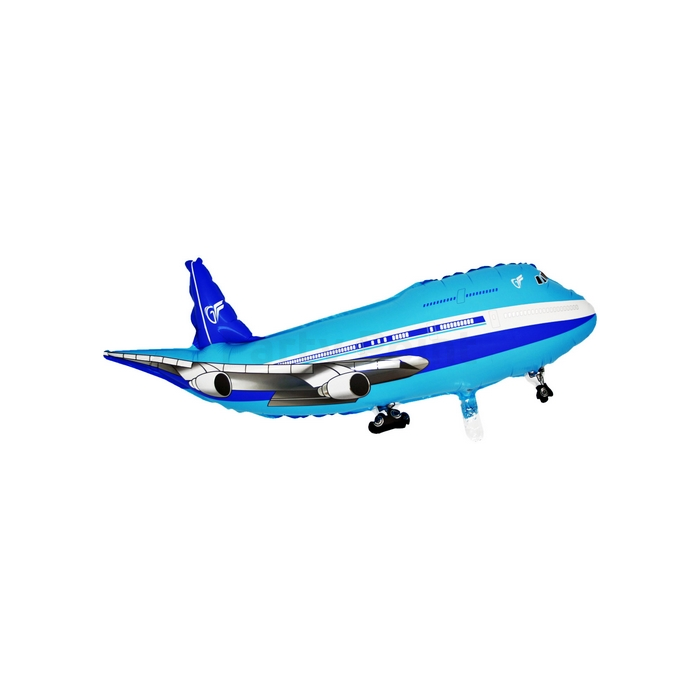 Repülő kék fólia lufi