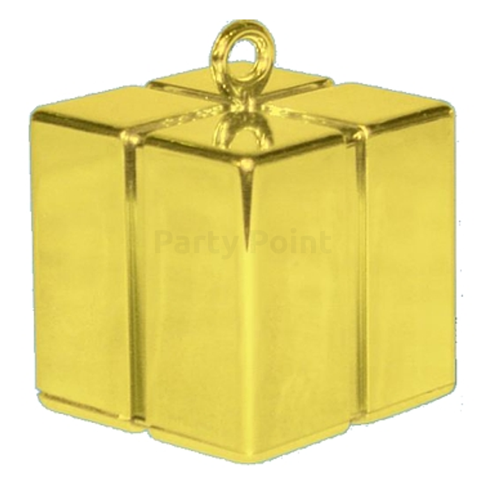 Arany színű ajándékdoboz súly