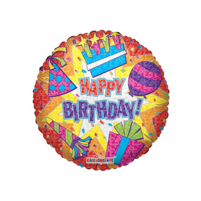 SuperShape - Happy Birthday Party fólia lufi