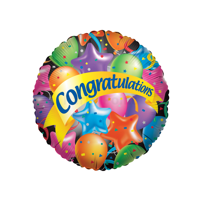 SuperShape - Congratulations fólia lufi