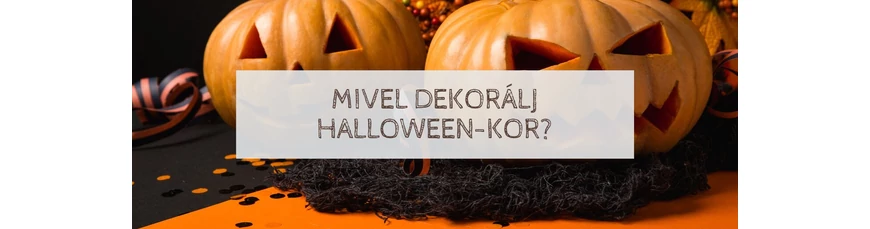 Halloween parti dekorációs ötletek