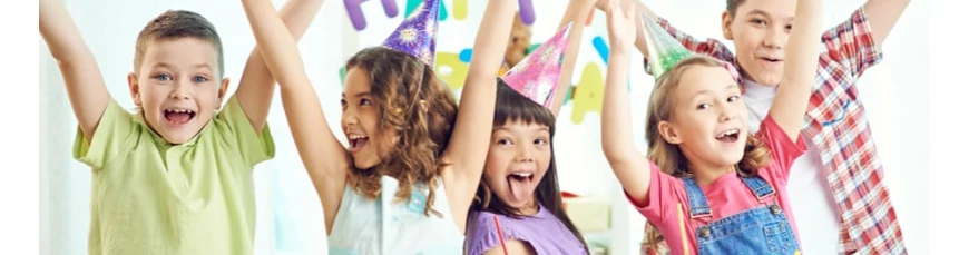 Mit játszhatnak a gyerekek party kellékekkel a szülinapi zsúron?