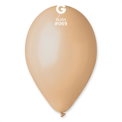 26 cm-es testszínű gumi léggömb - 50 db / csomag