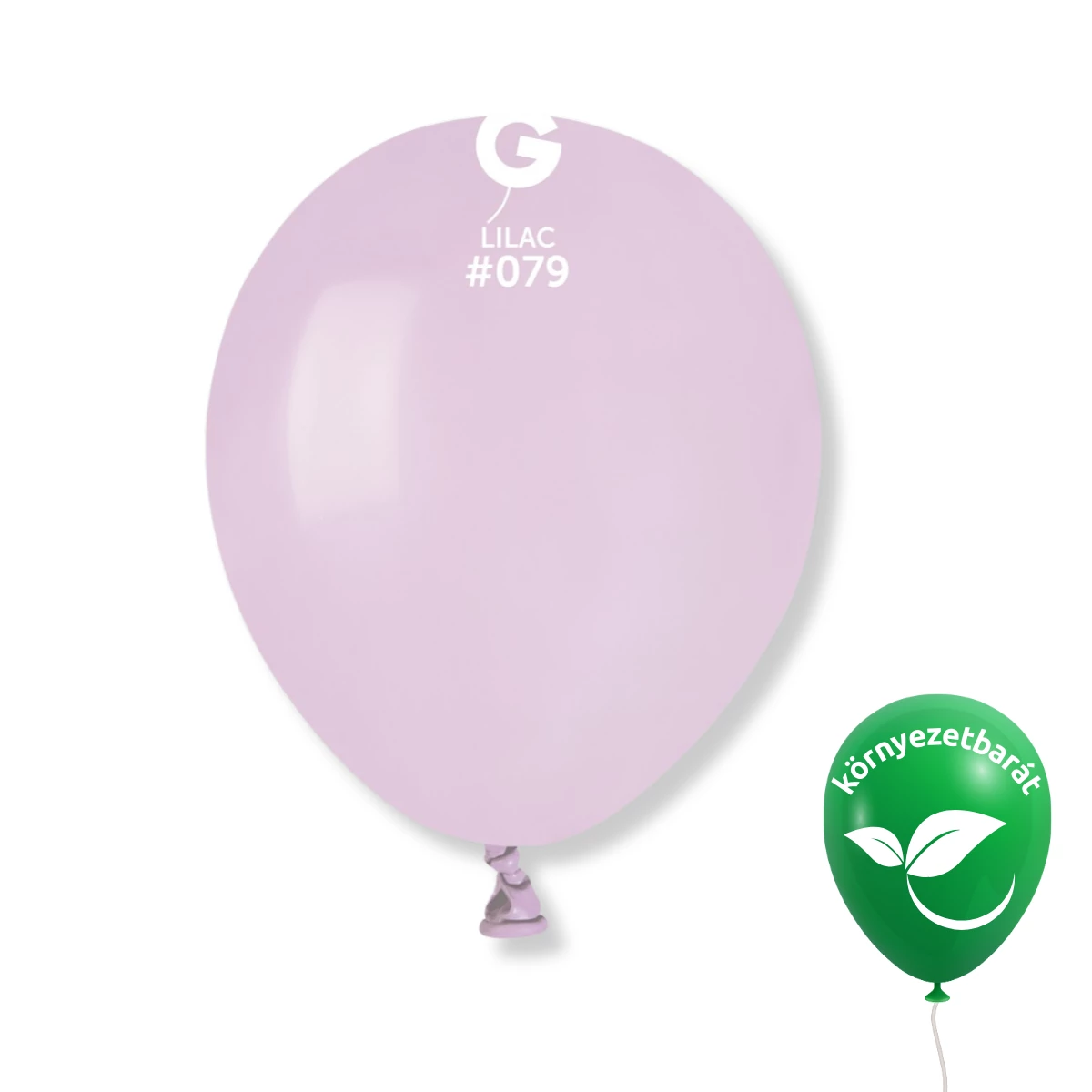 Gemar 13 cm Halványlila / Lilac #079 bio latex lufi – 100 db/csomag