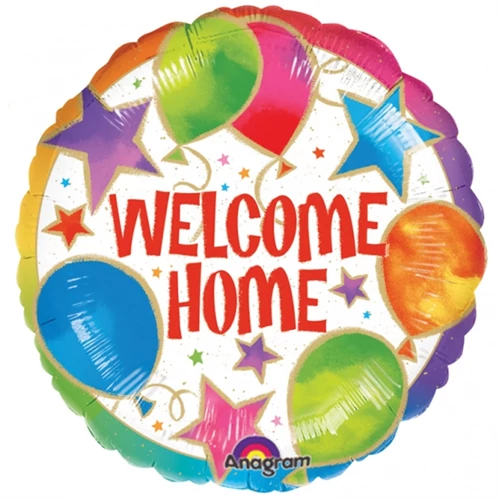 45 cm-es Welcome Home fólia lufi