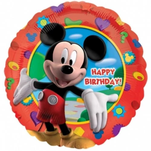 43 cm-es Happy Birthday Mickey fólia lufi