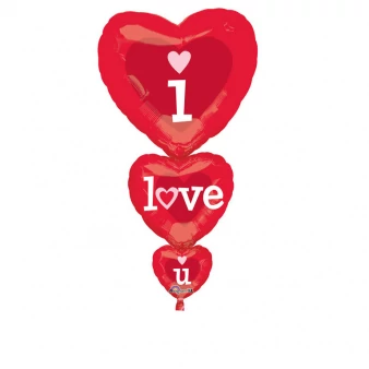 SuperShape - I Love You fólia lufi