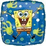 45 cm-es Spongya Bob fólia lufi