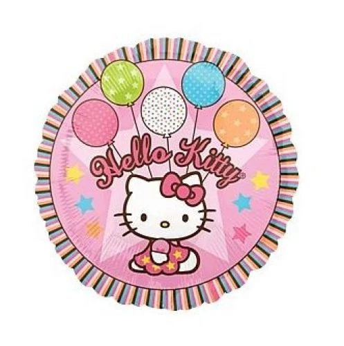 45 cm-es Hello Kitty fólia lufi