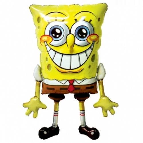 Air-Walker-Sétáló Spongya Bob fólia lufi