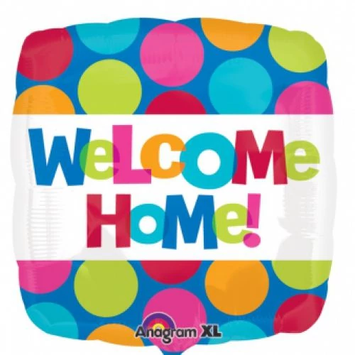 45 cm-es Welcome Home fólia lufi