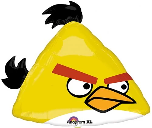 SuperShape - Angry Birds sárga madár fólia lufi