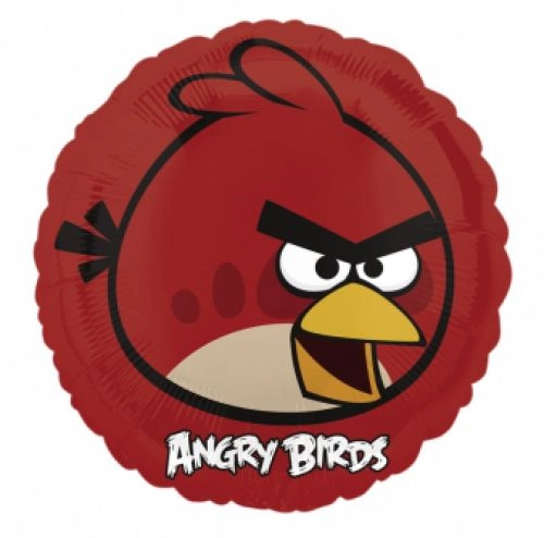 45 cm-es Angry Birds piros madár fólia lufi