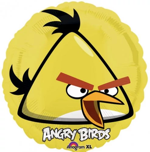 45 cm-es Angry Birds sárga madár fólia lufi
