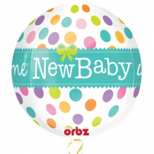 Orbz -New Baby fólia lufi, 40 cm
