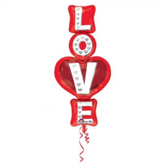 SuperShape - Love fólia lufi