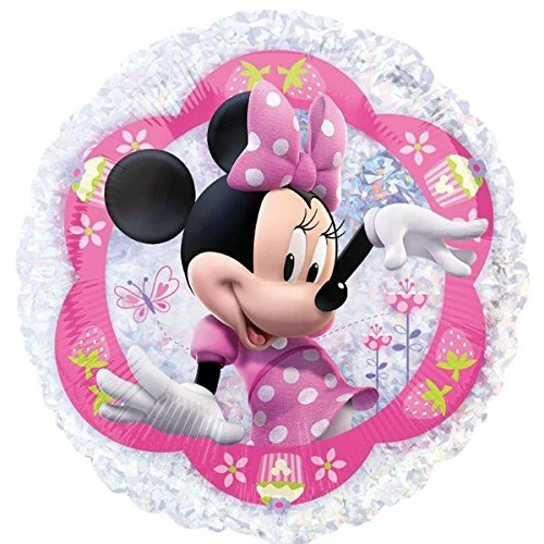 53 cm-es Minnie hologramos fólia lufi