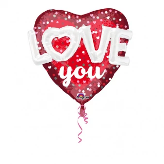 SuperShape - Love you fólia lufi