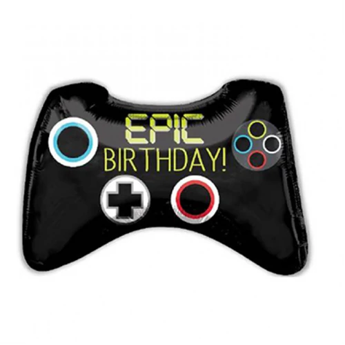 45 cm-es Party Game Controller fólia lufi