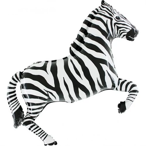 SuperShape - Zebra fólia lufi, 70 cm