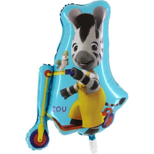 SuperShape -  Zebra rolleres  fólia lufi