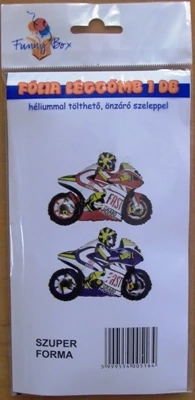 Kék motor fólia lufi