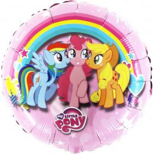 45 cm-es My little pony kerek fólia lufi