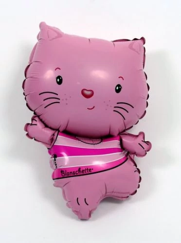 SuperShape - Cica pink fólia lufi