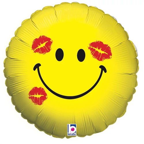 46 cm-es Smiley fólia lufi