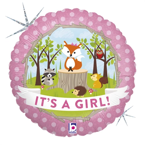 46 cm-es It's a girl! fólia lufi