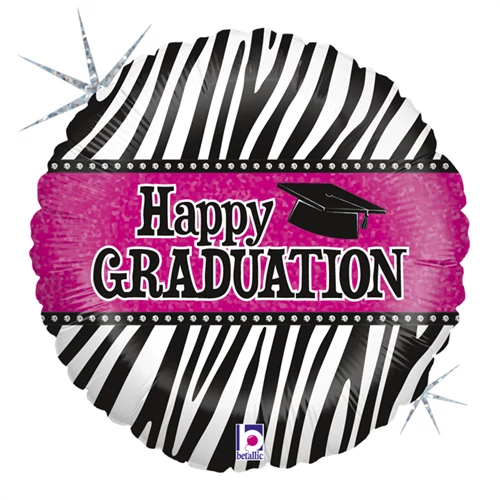 46 cm-es Happy Graduation! fólia lufi