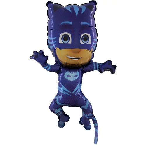 Mini - PJ Masks / Pizsihősök kék fólia lufi, 30 cm