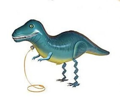 Sétáló T-rex fólia lufi